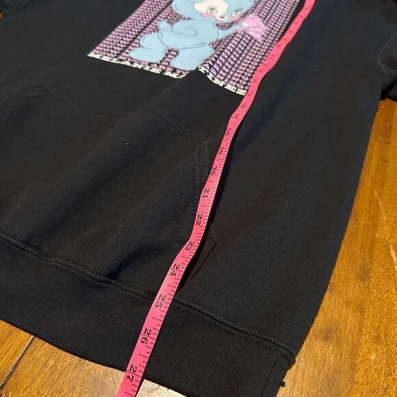 Melanie Martinez How Much Are You Earning Hoodie bunny Rare HTF black Graphic L - Picture 9 of 9